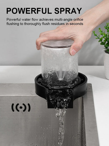 SolutionVilla™ - High-Pressure Glass Rinser & Cup Washer for Kitchen Sinks