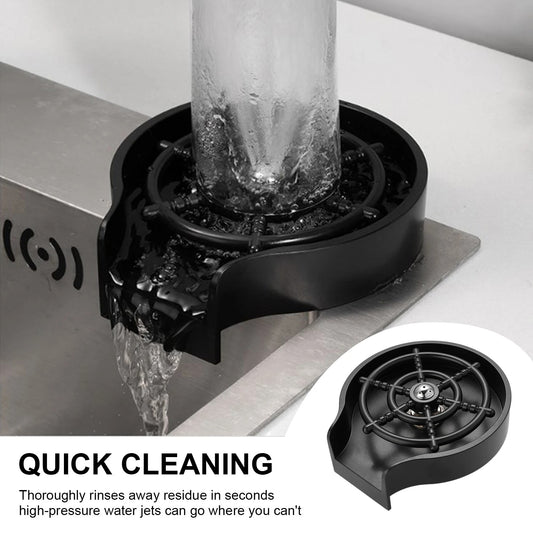 SolutionVilla™ - High-Pressure Glass Rinser & Cup Washer for Kitchen Sinks